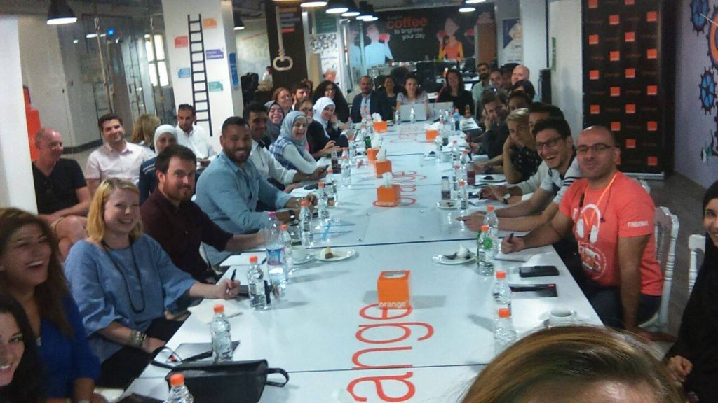 Techfugees Amman First event Tech Salon