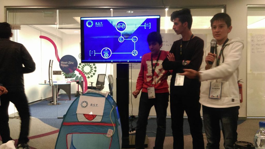 Techfugees Amman REfugees smart tent